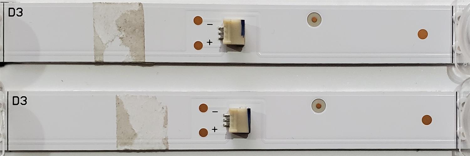 LEDS PARA TV JVC (2 PIEZAS) NUMERO DE PARTE 4708-K320WD-A1113N51 / K320WDD1 A1 / YSDL 4700RA0 / 110206-320D1021 / K320WDD1 / DISPLAY LC320DXQ (SM)(A8) / MODELO SI32RF - Imagen 3